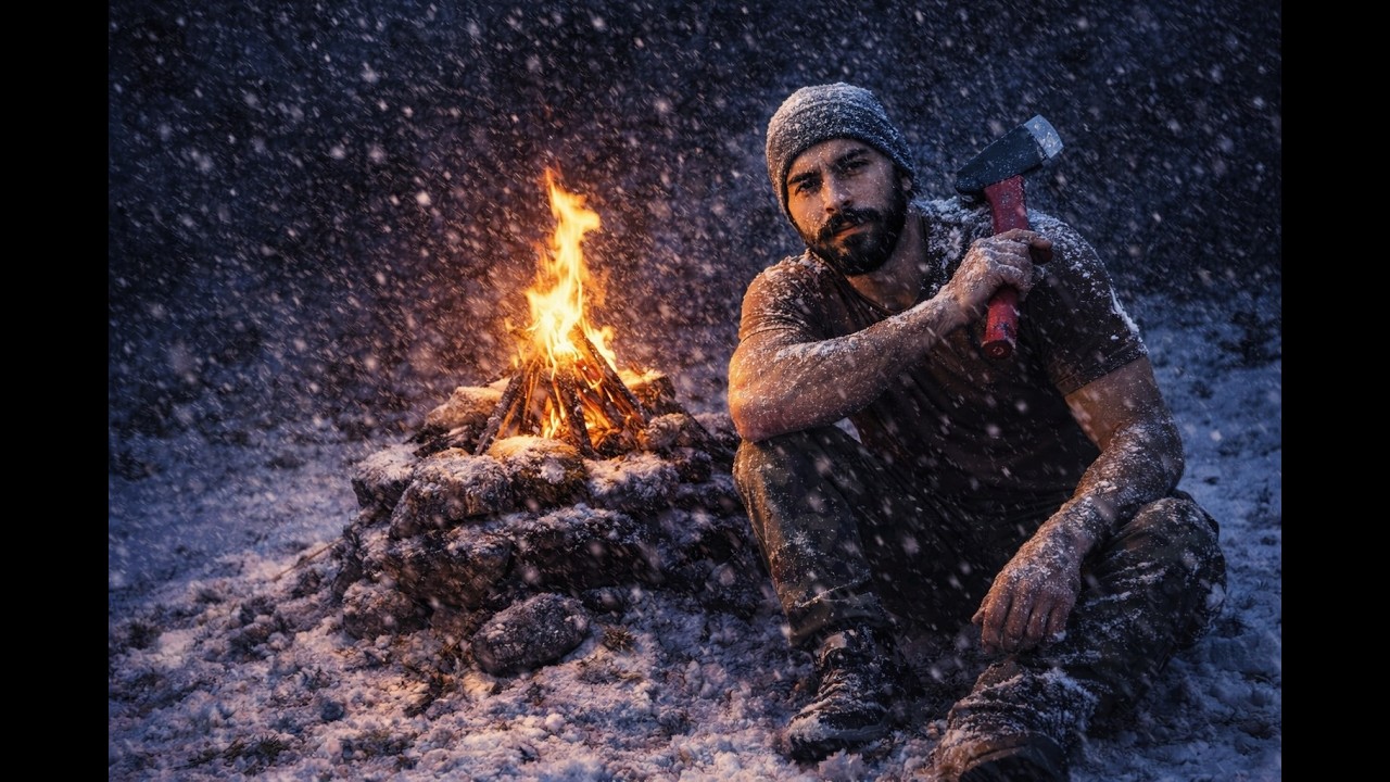 SOLO MOUNTAIN CAMPING | OPEN FIRE CHICKEN & TEA #solocamping #mountaincamping