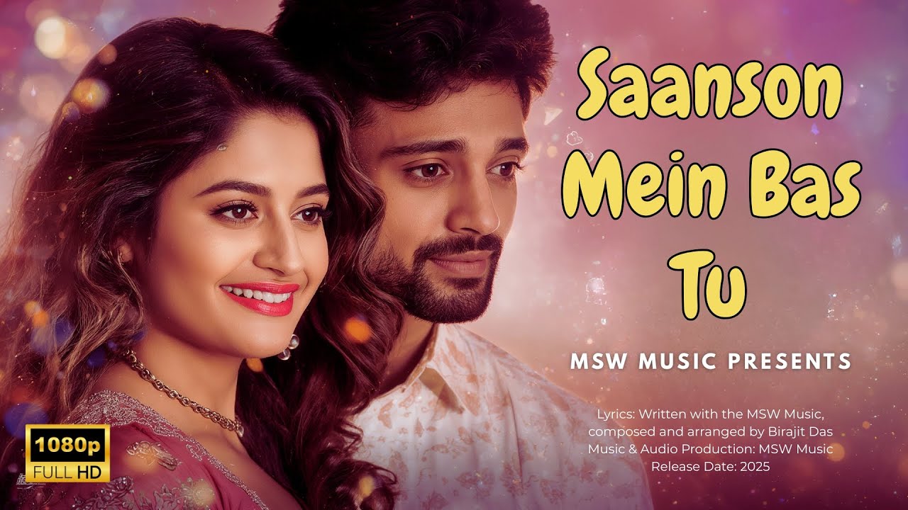 🎵 SAANSON MEIN BAS TU | Bollywood Romantic Song 2025 | MSW Music Hindi Presents 🎵