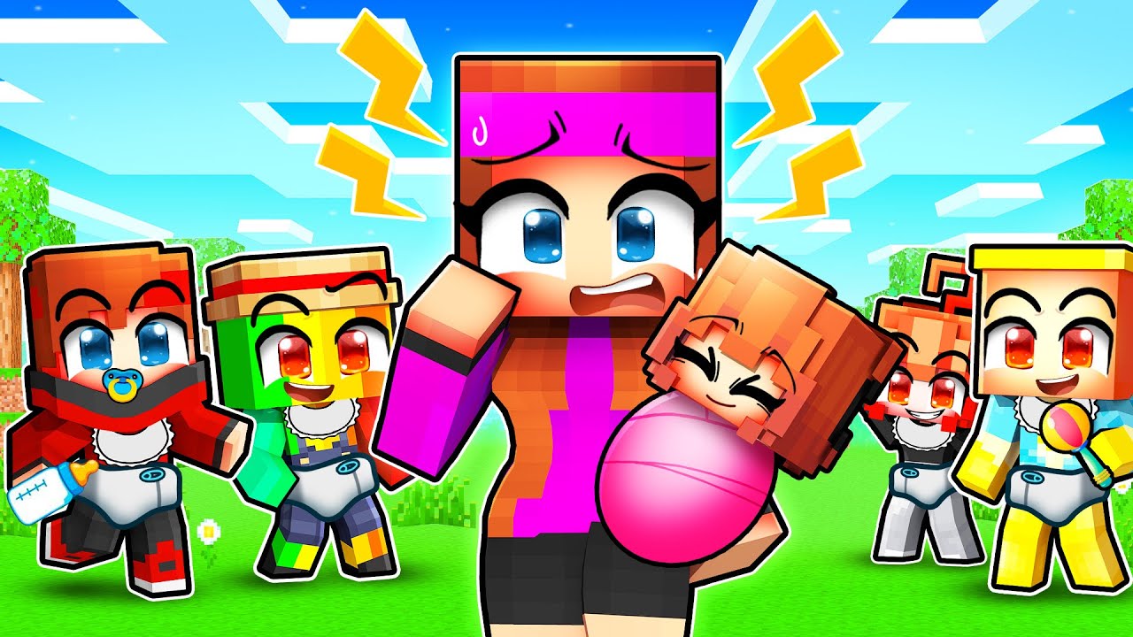 J'adopte TOUS Les Enfants de Talcacity sur Minecraft !
