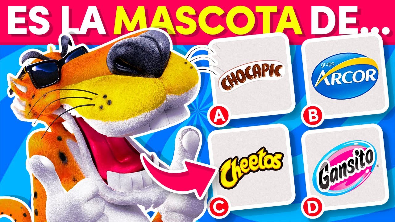 Adivina la Marca por su Personaje o Mascota 🤔 Adivina Logos - Quiz Tv