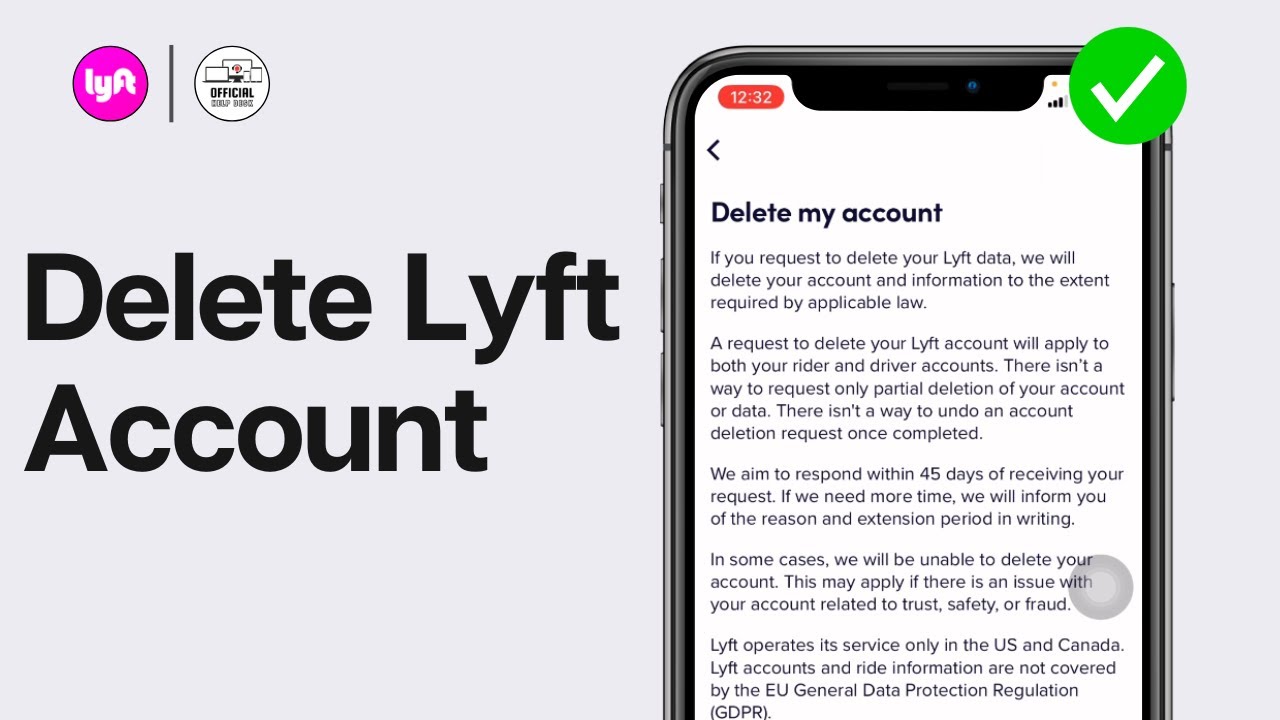 How To Delete Lyft Account 2024 (EASY GUIDE)
