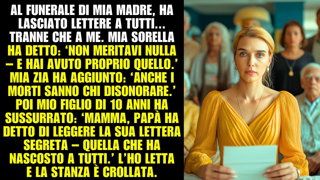 Una lettera nascosta ha sconvolto tutta la famiglia...