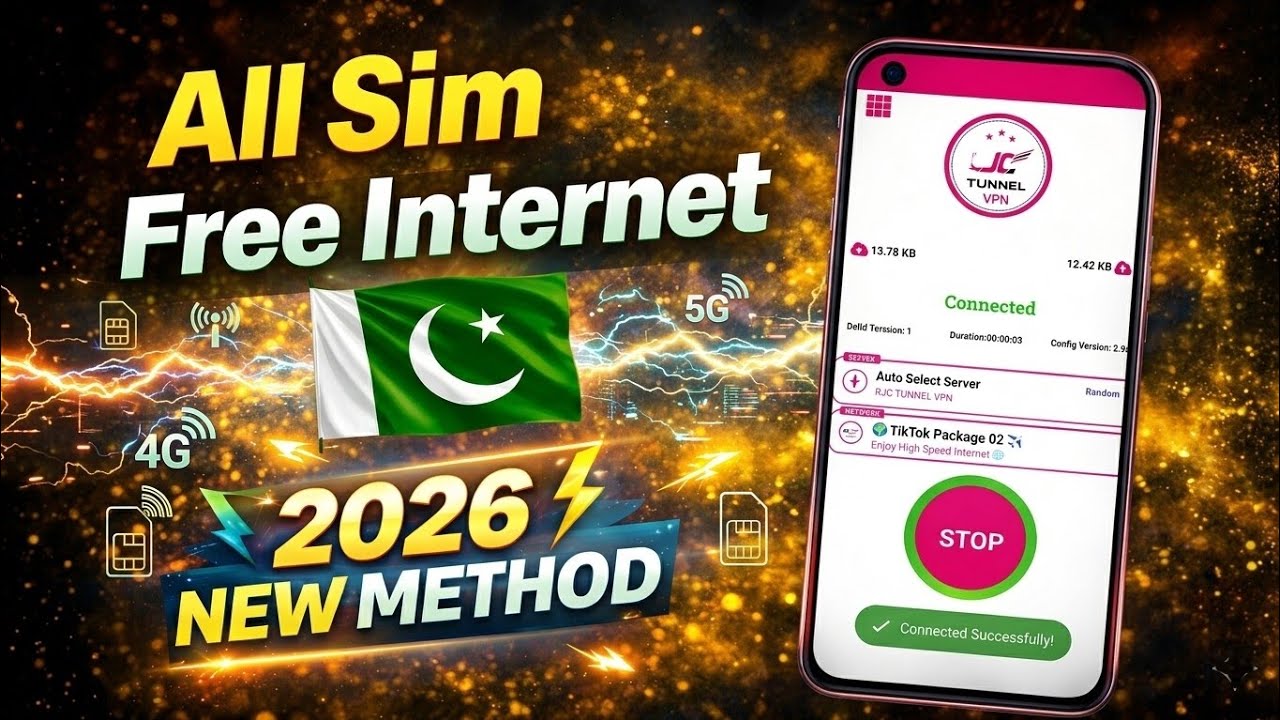 All Sim Free Internet VPN Trick | New 2026 Method 