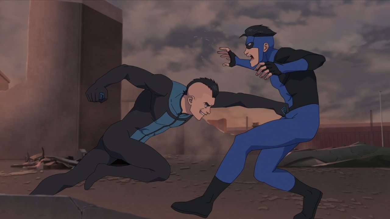 Invincible vs Mohawk Mark Invincible War Season 3 Episode 7
