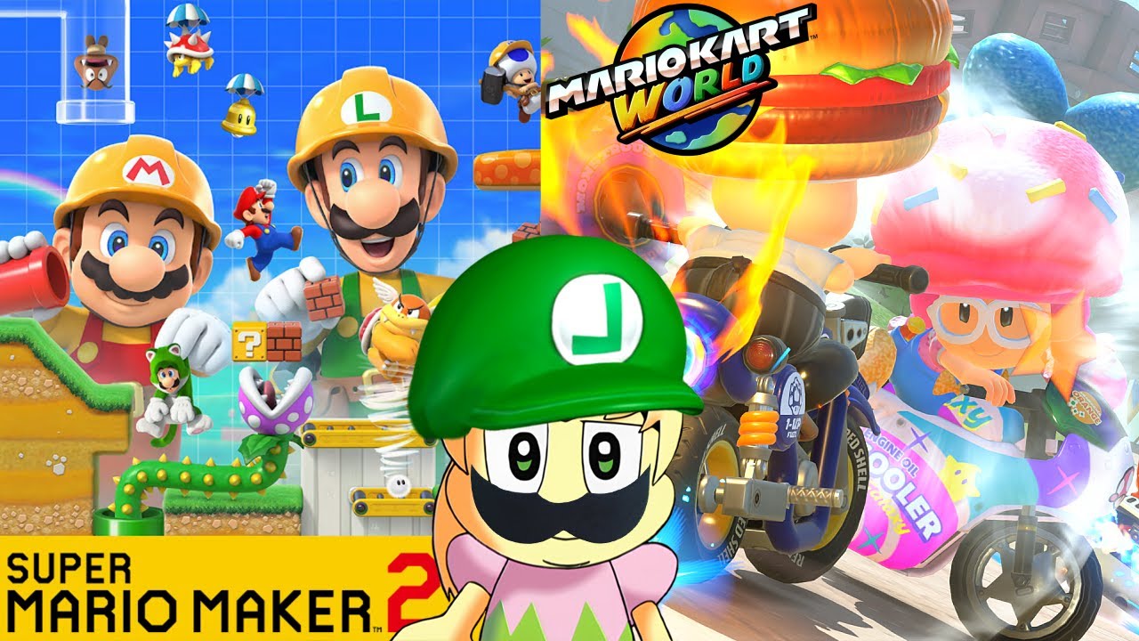 Super Mario Maker 2 + Mario Kart World! #retro #mario #nintendo