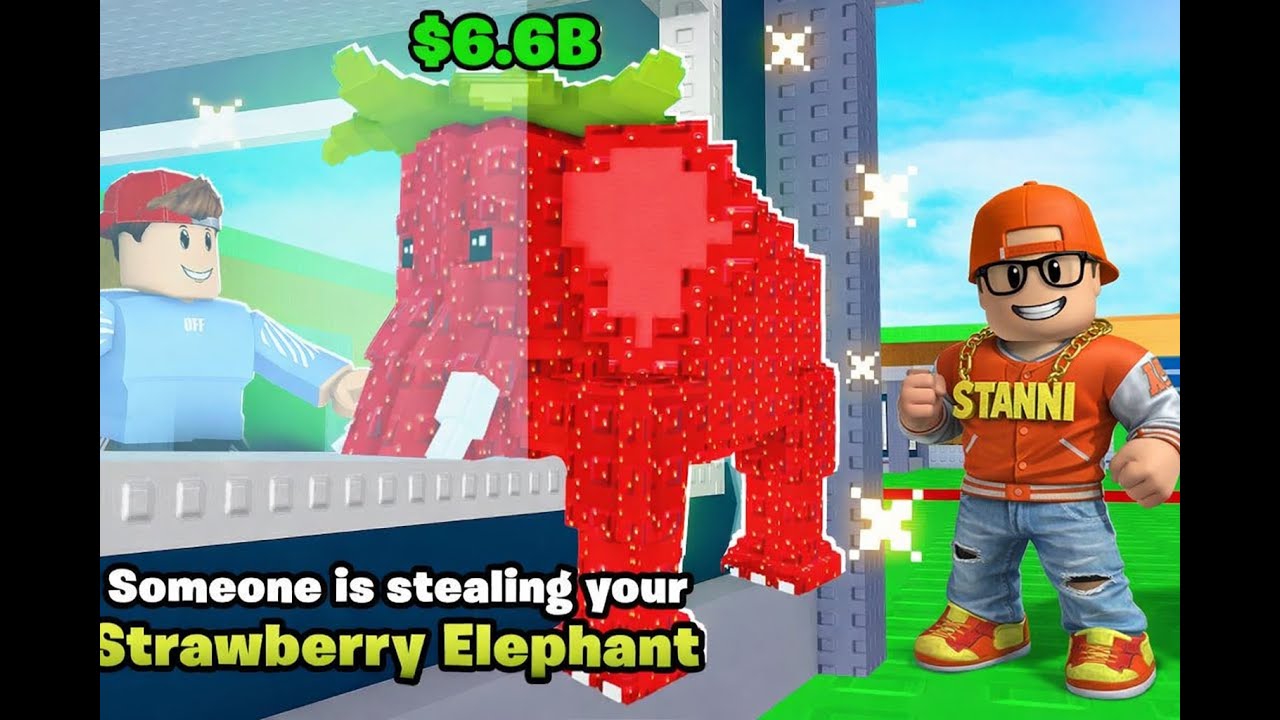 ich KLAUE STRAWBERRY ELEPHANT von iCrimax in ESCAPE TSUNAMI ROBLOX