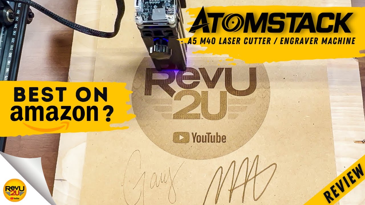 ATOMSTACK A5 M40 Laser Cutter and Engraver Machine - Review ⚡