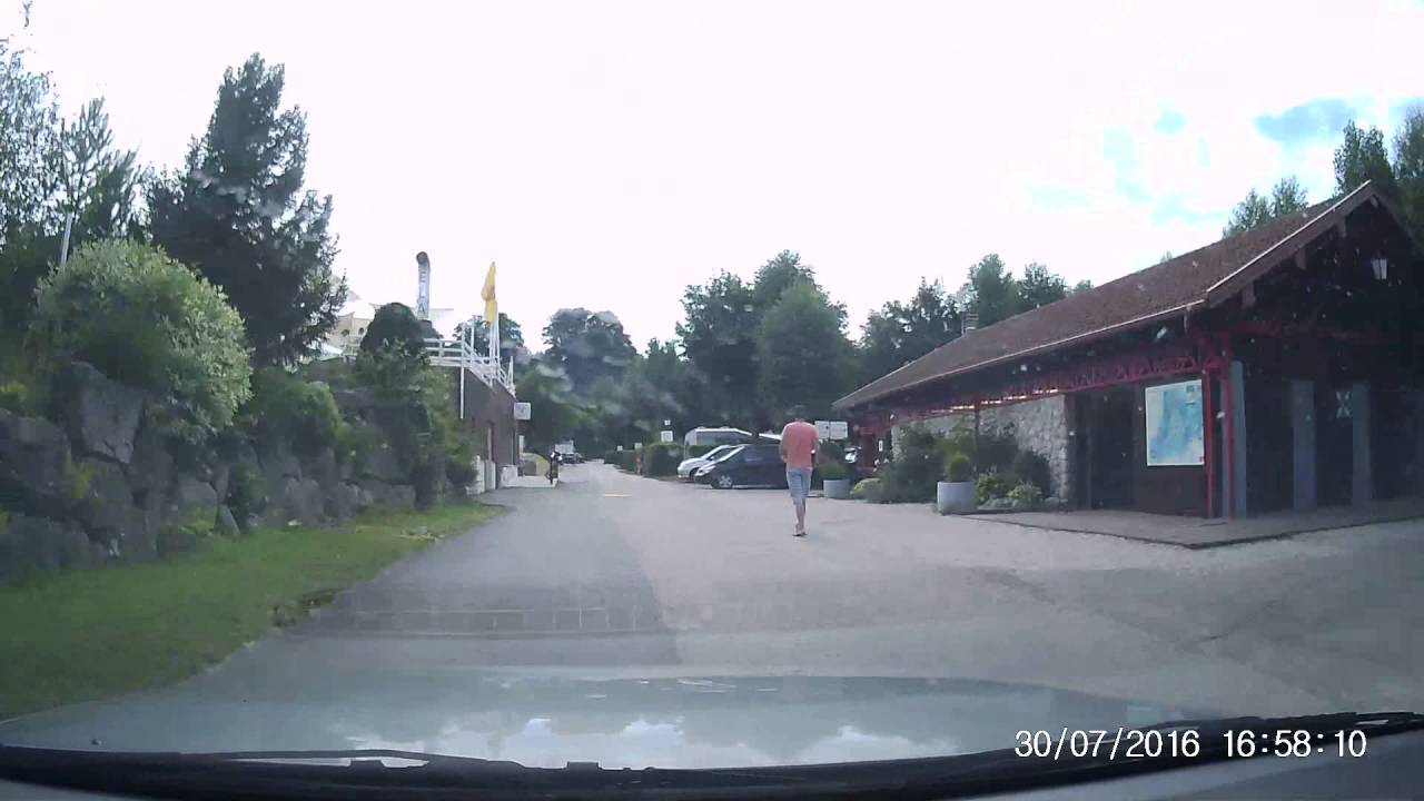Corcieux binnen en de camping op
