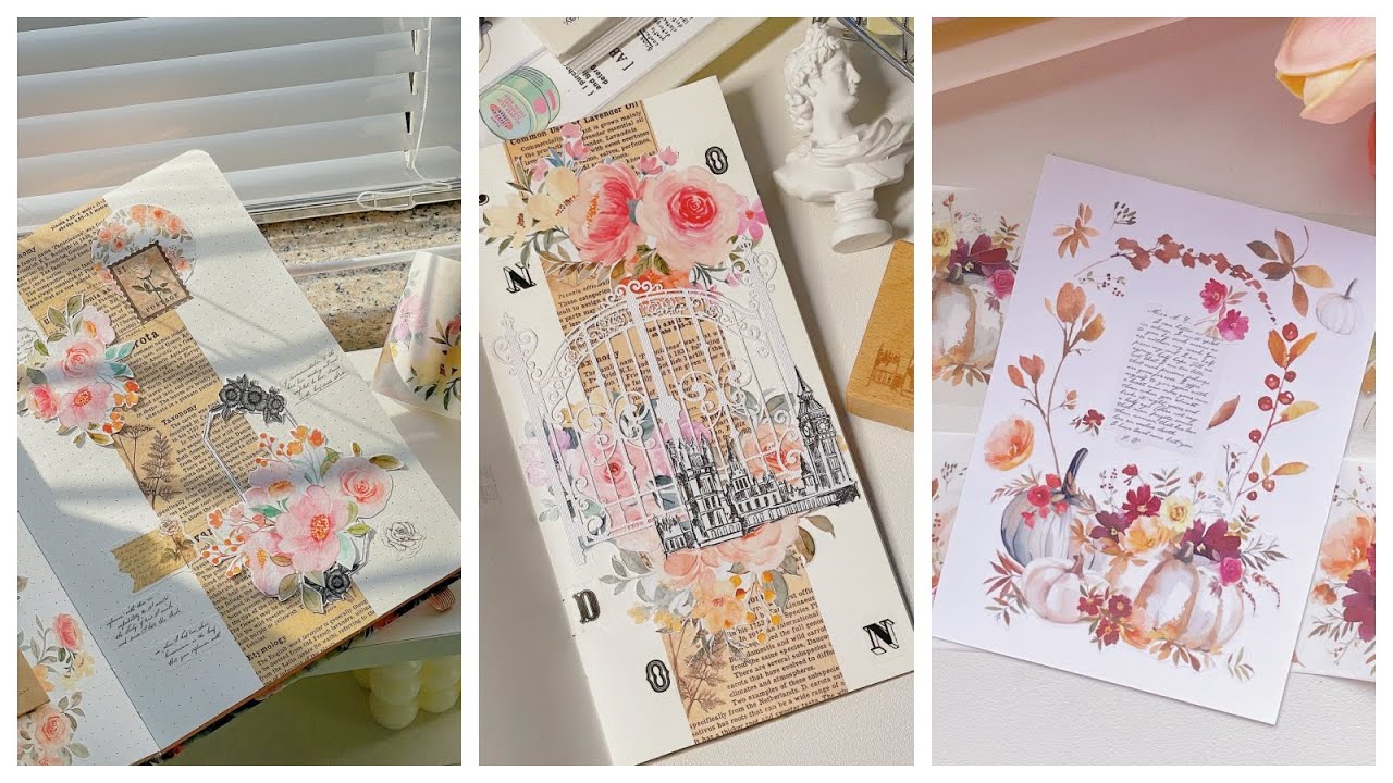 ASMR Aesthetic Journaling | Compilation | The Washi Tape Shop