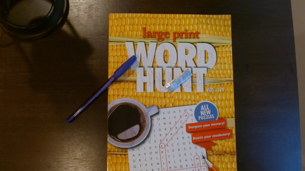 ASMR Gum Chewing Word Search