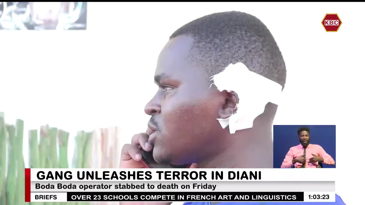 A gang unleashes terror in Diani: A radio presenter among those attacked and injured