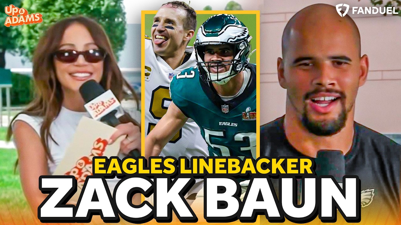 Eagles Zack Baun on Becoming All-Pro, Saquon Barkley ELITE Mindset & Reveals UNTOLD Drew Brees Story