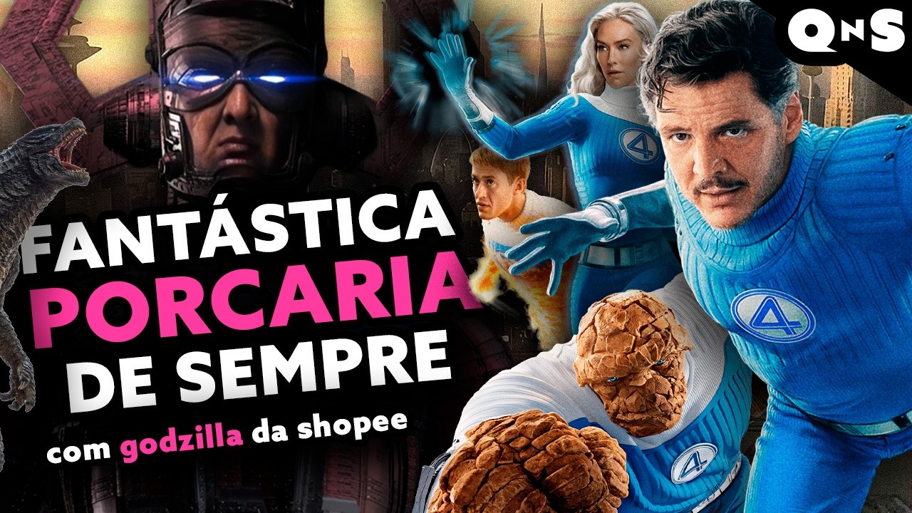 A FANTÁSTICA FÁBRICA DE FILMES MEDÍOCRES! Quarteto Fantástico: Primeiros Passos é um filme nulo