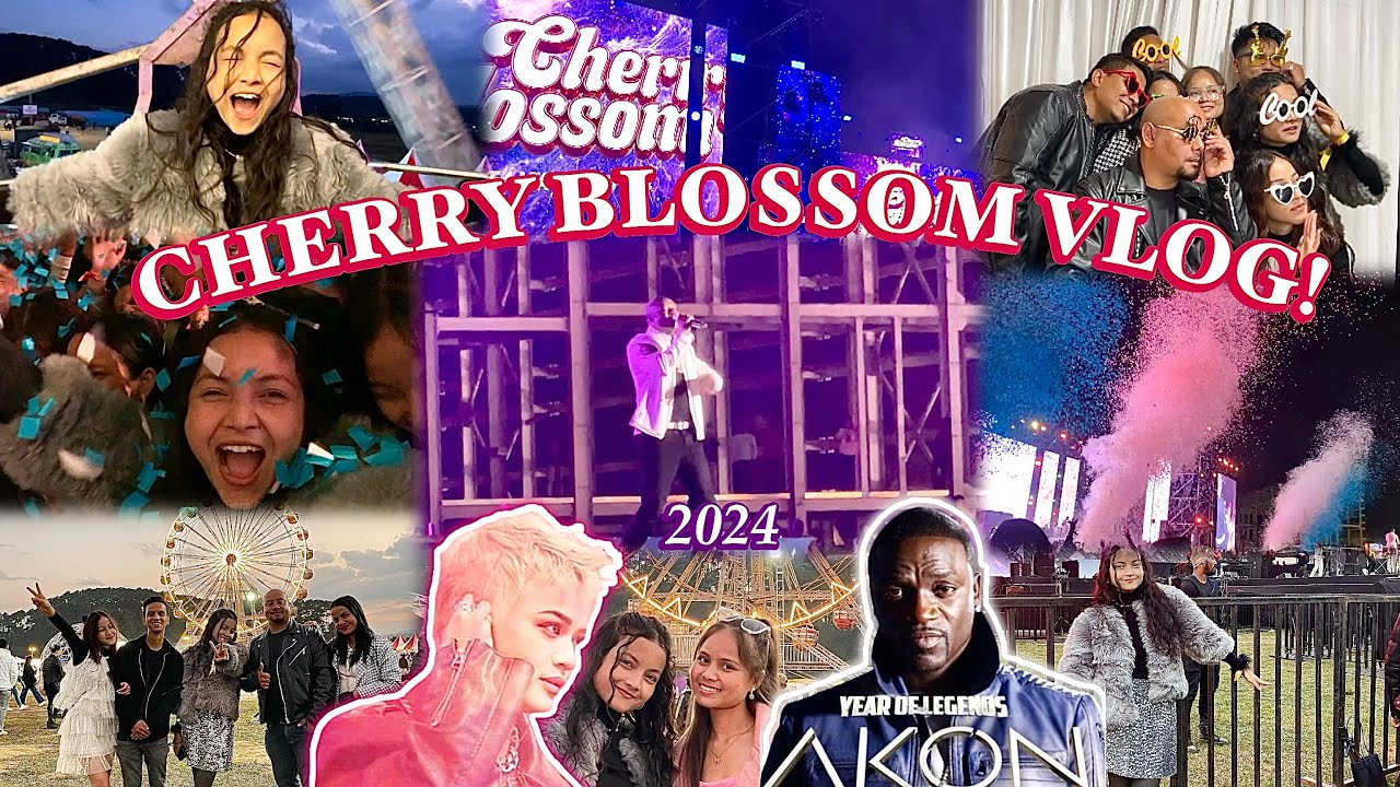 CHERRY BLOSSOM FESTIVAL 2024❤️Saw Akon live in Meghalaya|Boney M|Jessie L| Too much fun with the FAM