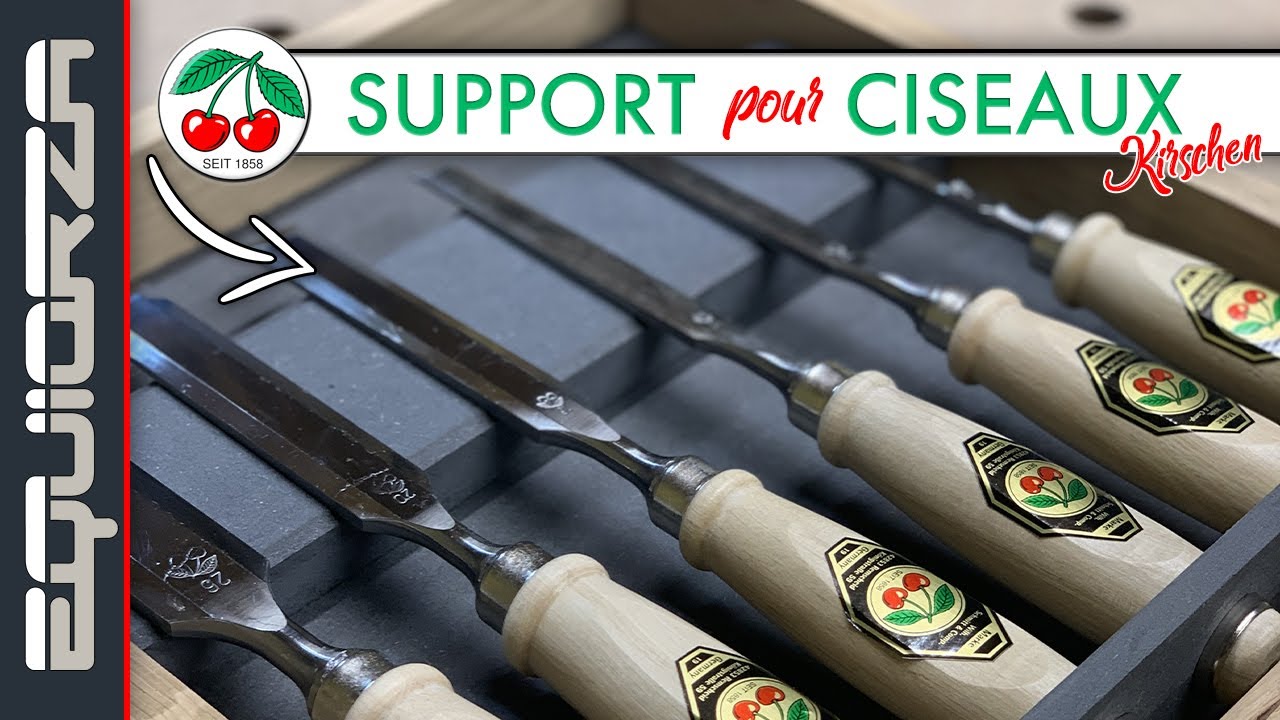 Support de ciseaux à bois en french cleat