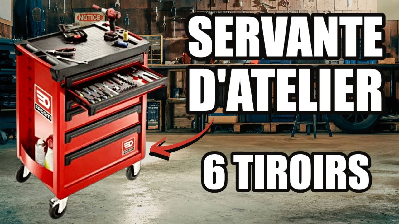 TEST ✅ Servante d'atelier FACOM ROLL et outils en modules - La pause café de BichonTV