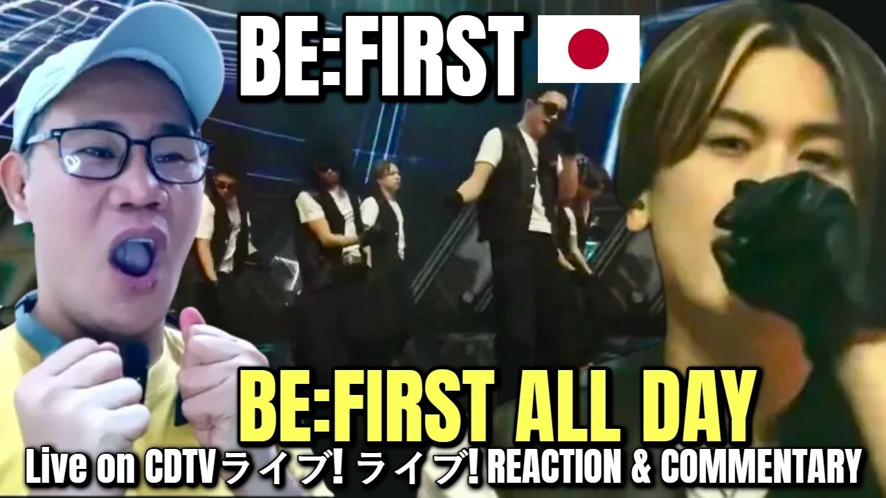 BE:FIRST - BE:FIRST ВЕСЬ ДЕНЬ - Прямая трансляция на CDTV! Прямая трансляция! РЕАКЦИЯ