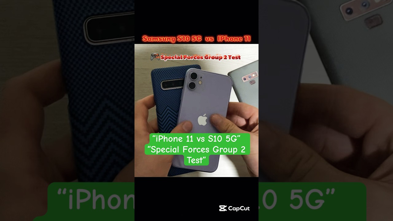 iPhone 11 vs Samsung S10 5G &ndash; Special Forces Group 2 Test #iphone11 #samsungs105g #alixontech