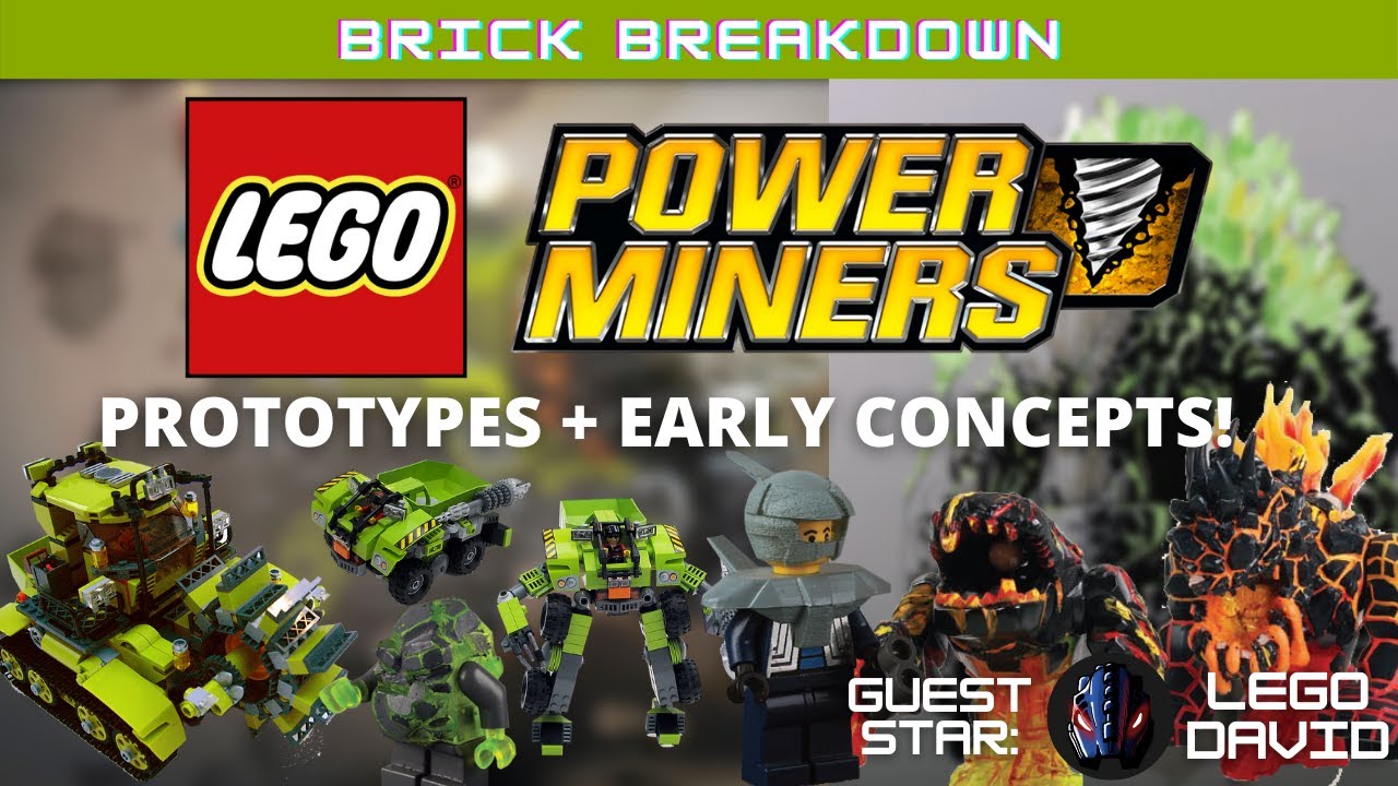 Cancelled LEGO Power Miners Prototypes and Early Concepts: Brick Breakdown!