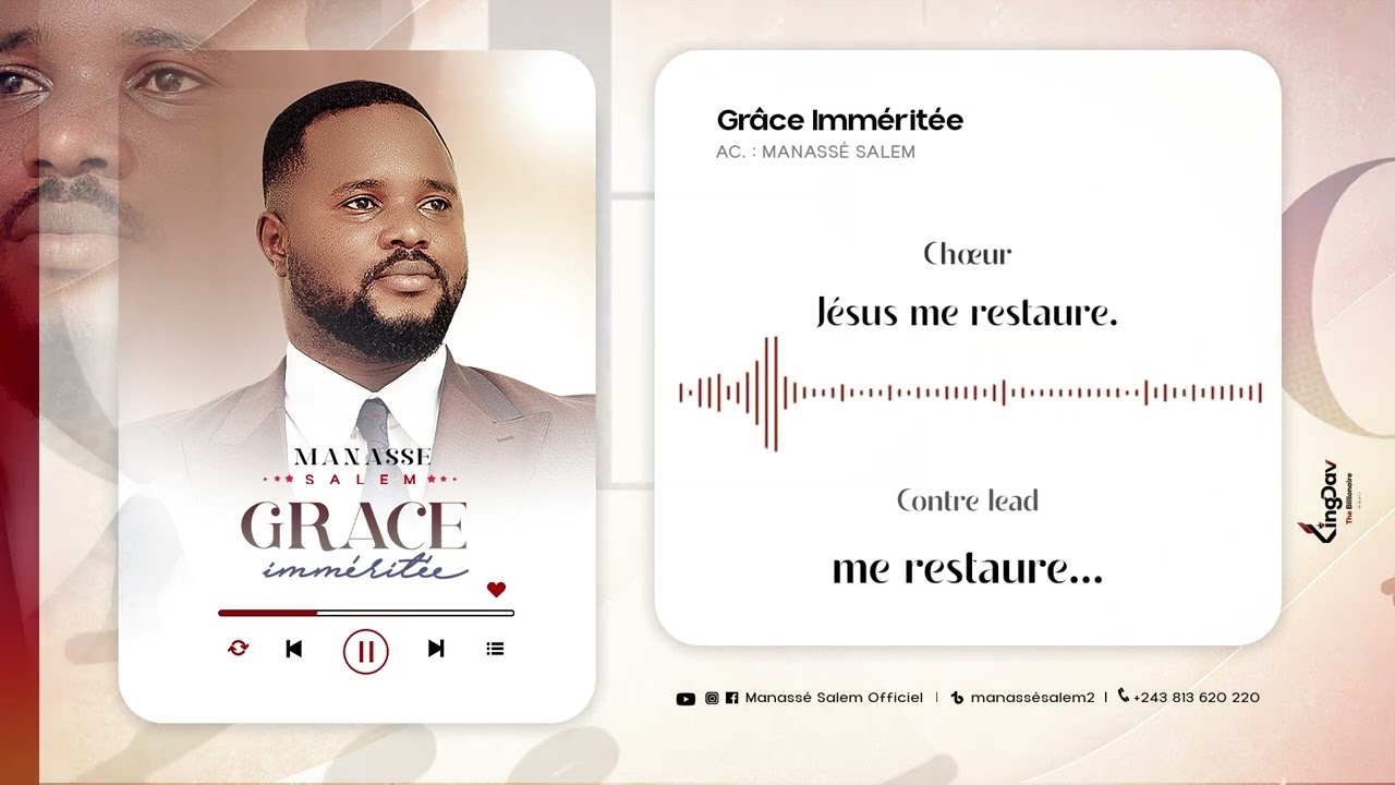 Manassé Salem_Grâce immeritée [Lyric]