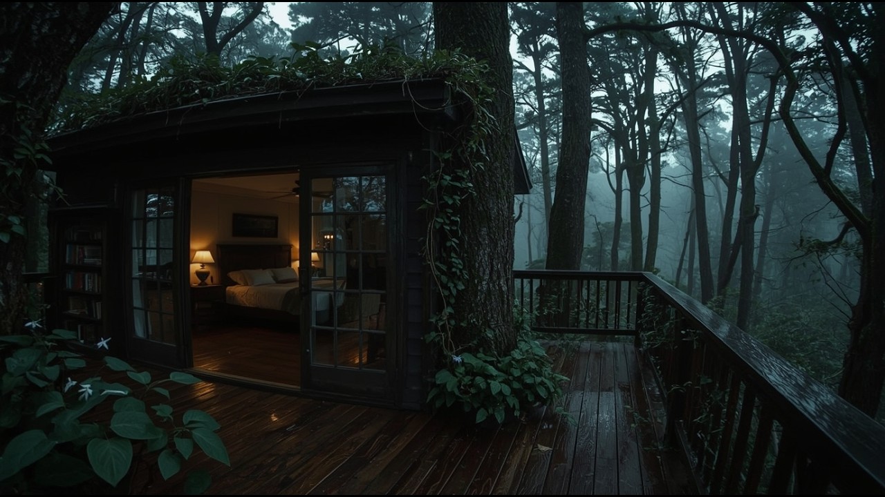 Soft Rainfall in the Forest 🌧 | Natural Sounds for Deep Rest & Insomnia Relief