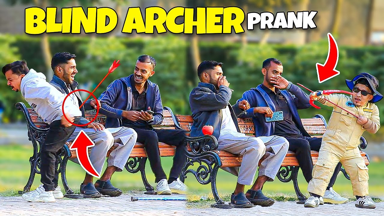 Blind Archer Prank - Funny Reactions - | @NewTalentOfficial