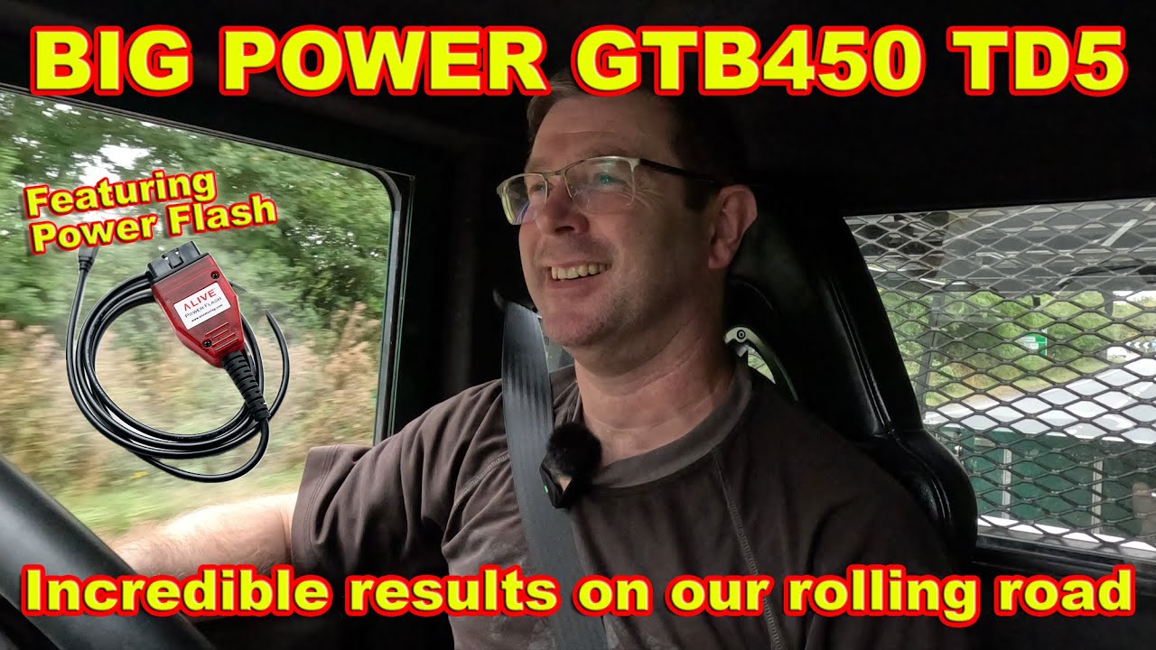 Big numbers from this GTB450 equipped Defender Td5 110!