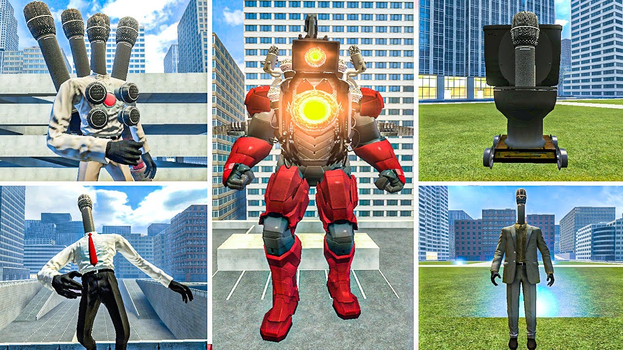 NEW THE SONAR CAMERA-MICROPHONE TITAN VS ALL SKIBIDI TOILET BOSSES In Garry's Mod! [skibidi wars 79]