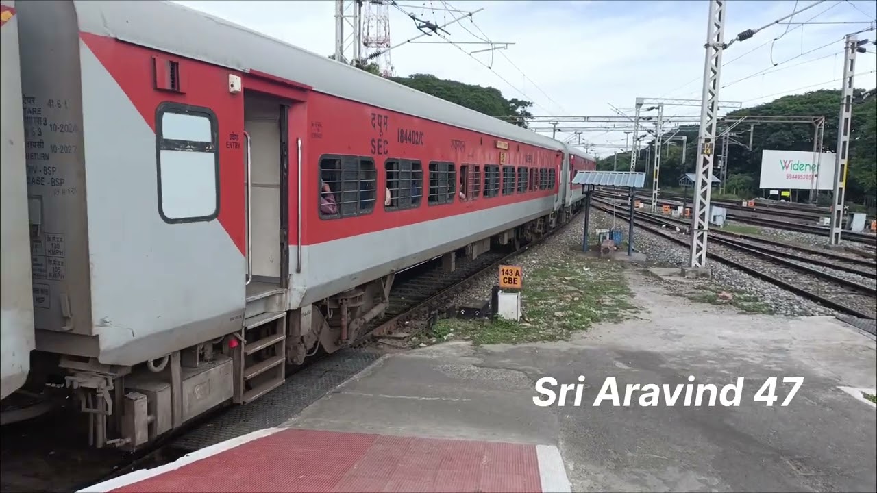 NO FLAG OFF FROM ALP ✓✓ [ BSP - ERS ] ⚡22815 - ERNAKULAM JN SF EXPRESS⚡ LEAD'S with PUNE WAP - 7 🤍🤍