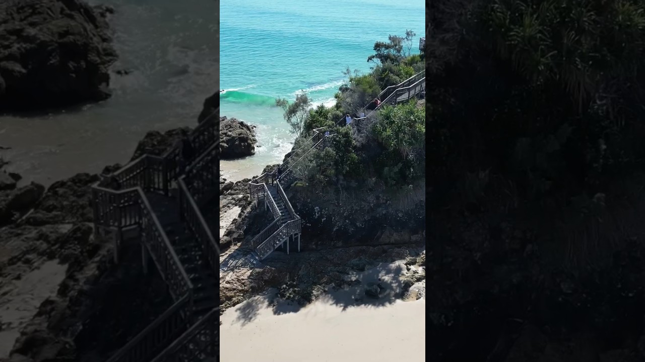 Clarkes Beach #shorts #byronbay #beach #walkingtour #beachwalk #beachlife #beachvibes #australia