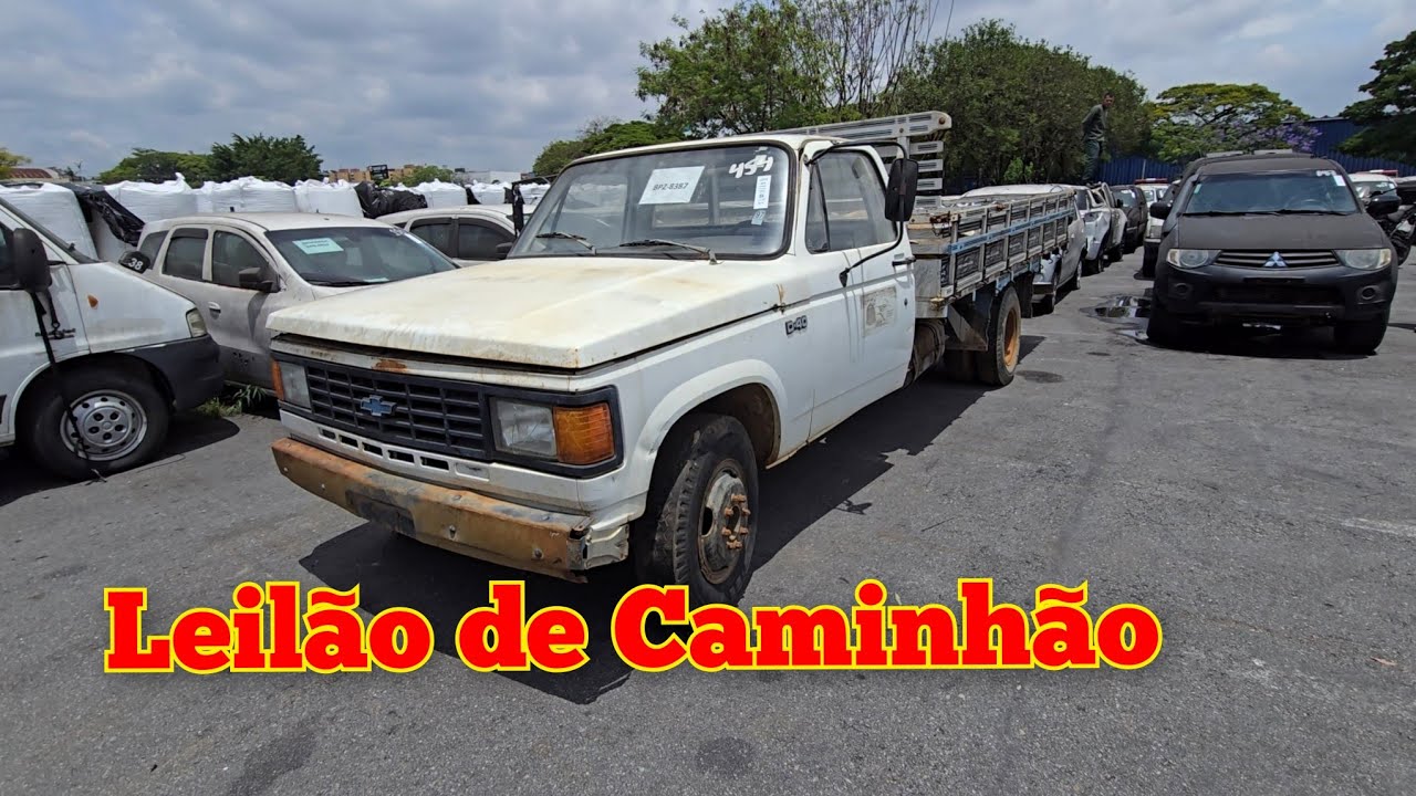 Leilão de caminhão governo de São paulo