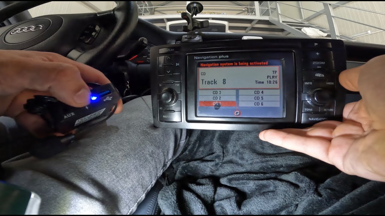 How To Install Aux, Bluetooth, Usb , Wefa Digital Changer Audi A8 D2 Navigation Plus
