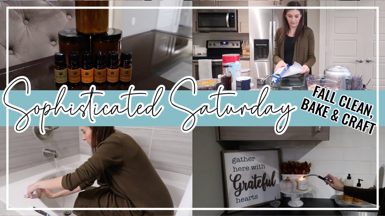 FALL 2021 GET IT ALL DONE WITH ME // Fall Clean, Bake, & Craft + Realistic Fall Cleaning Motivation