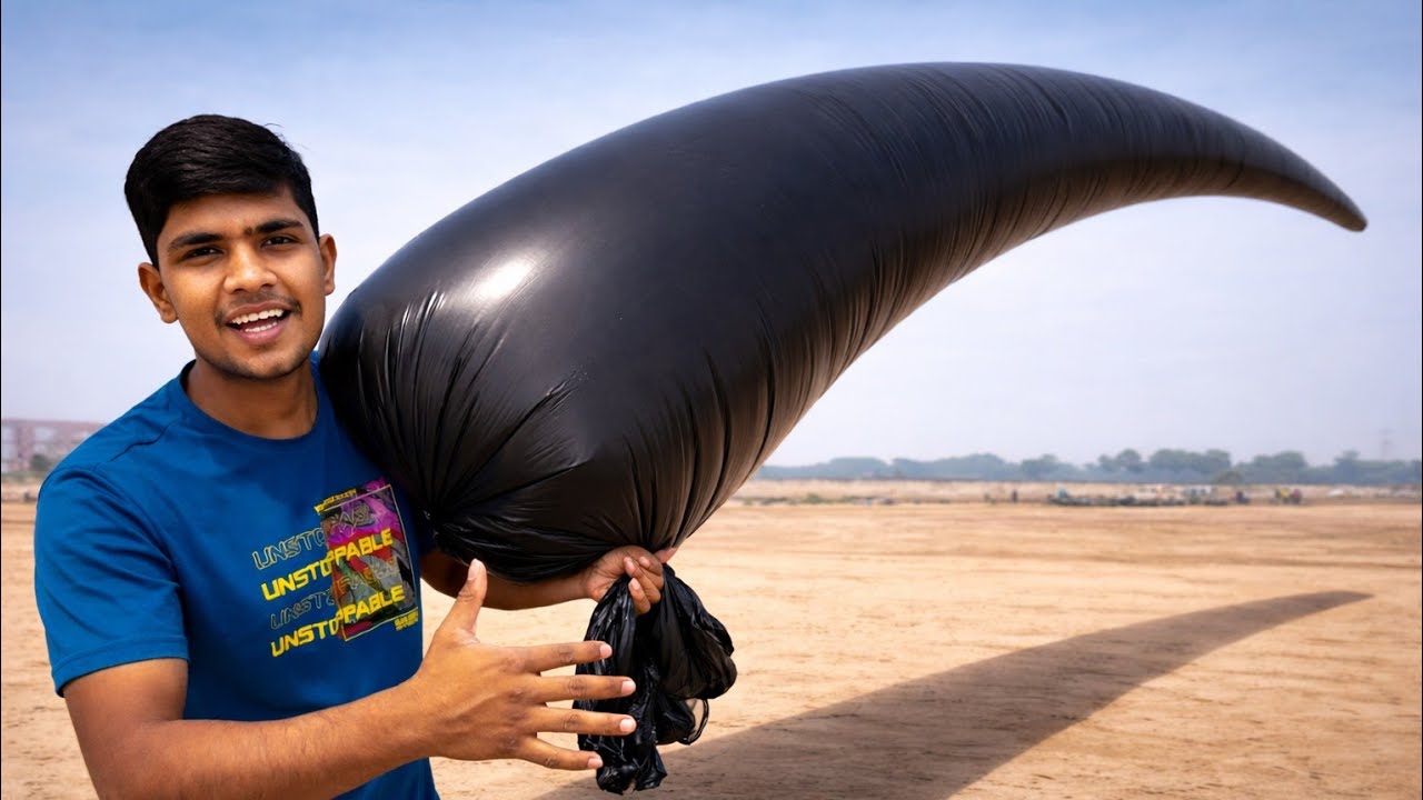 Homemade Solar Balloon Experiment – Floating with Only Sunlight!🔥🤯