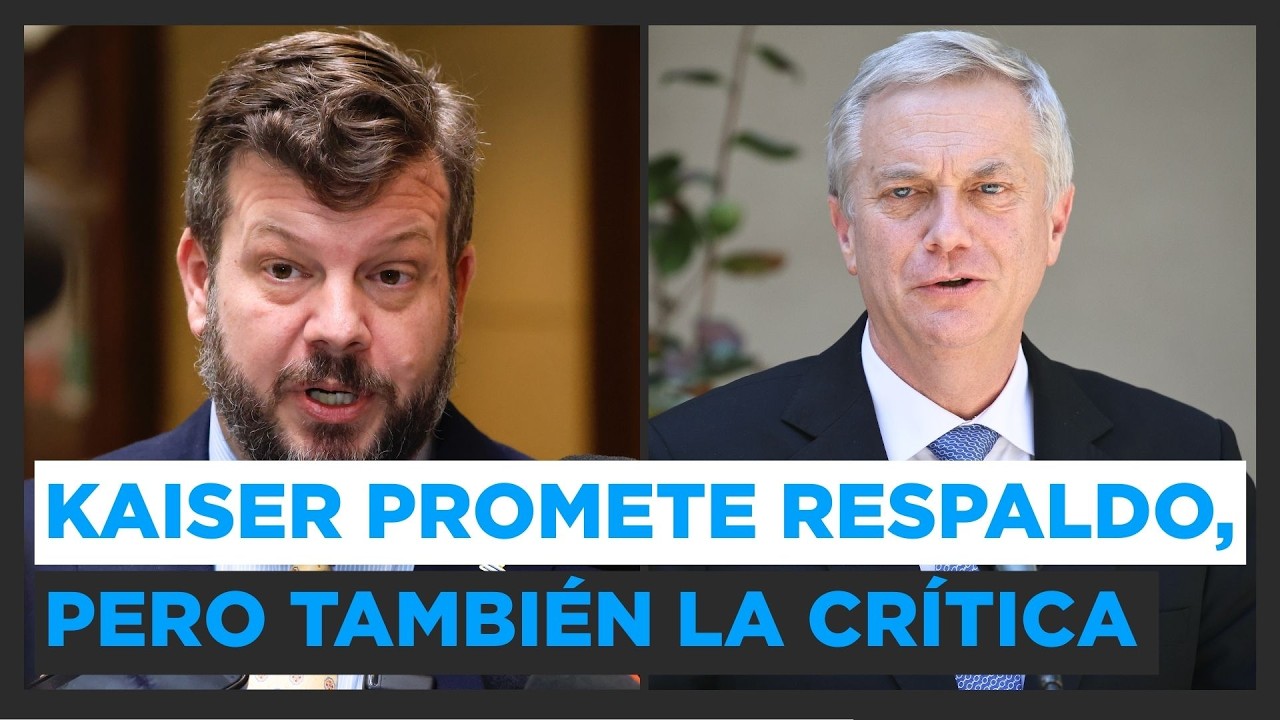 “Nuestro respaldo lo va a tener, pero la crítica también”: La posición de Kaiser frente a Kast