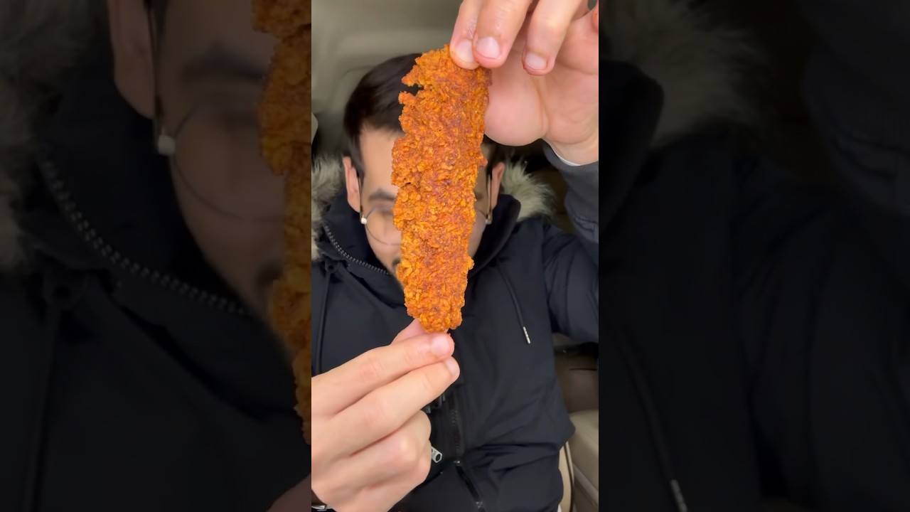 اكلت احر 🌶️🌶️ قطعة تشكن ستربس في حياتي من مطعم #بيرد #bird #حار #🌶️ #اعلان