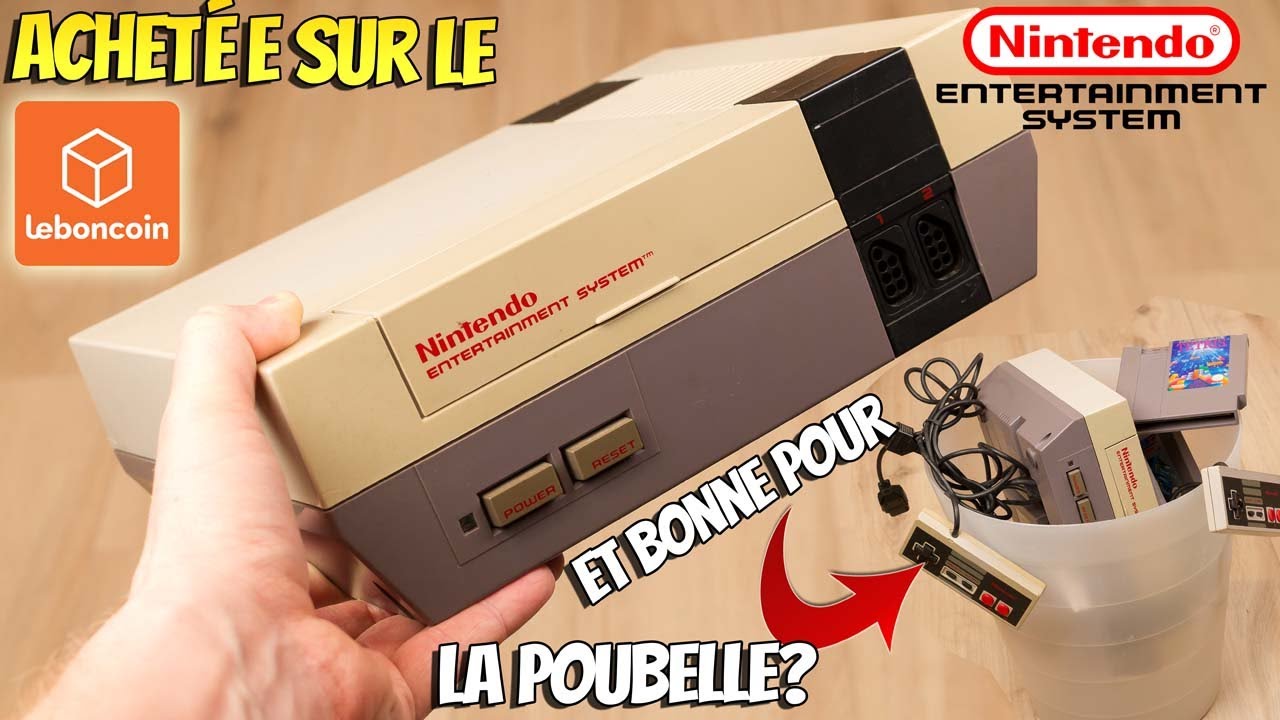 J'ai acheté une Nintendo NES en panne sur Le Bon Coin bonne pour la poubelle? Unboxing Console Retro