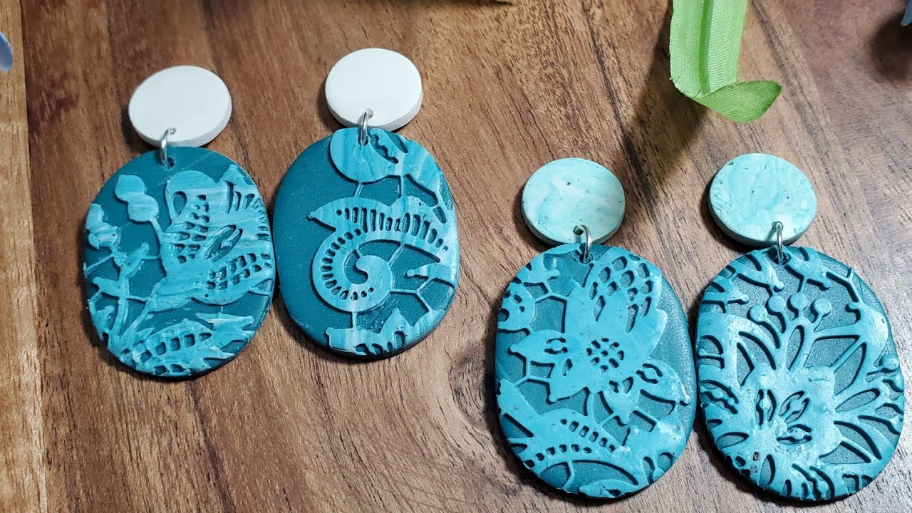 Sculpey Lace Mold with Polymer Clay Tutorial sutton slice