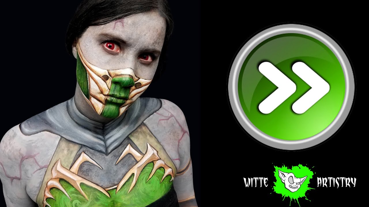 ✅Jade Mortal Kombat Makeup- Speed Painting