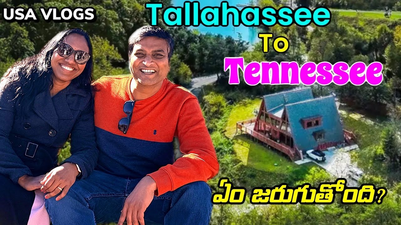 Tallahassee to Tennessee | Cabin in Smokies | USA Telugu family | USA Telugu Vlogs | Theo and Bros