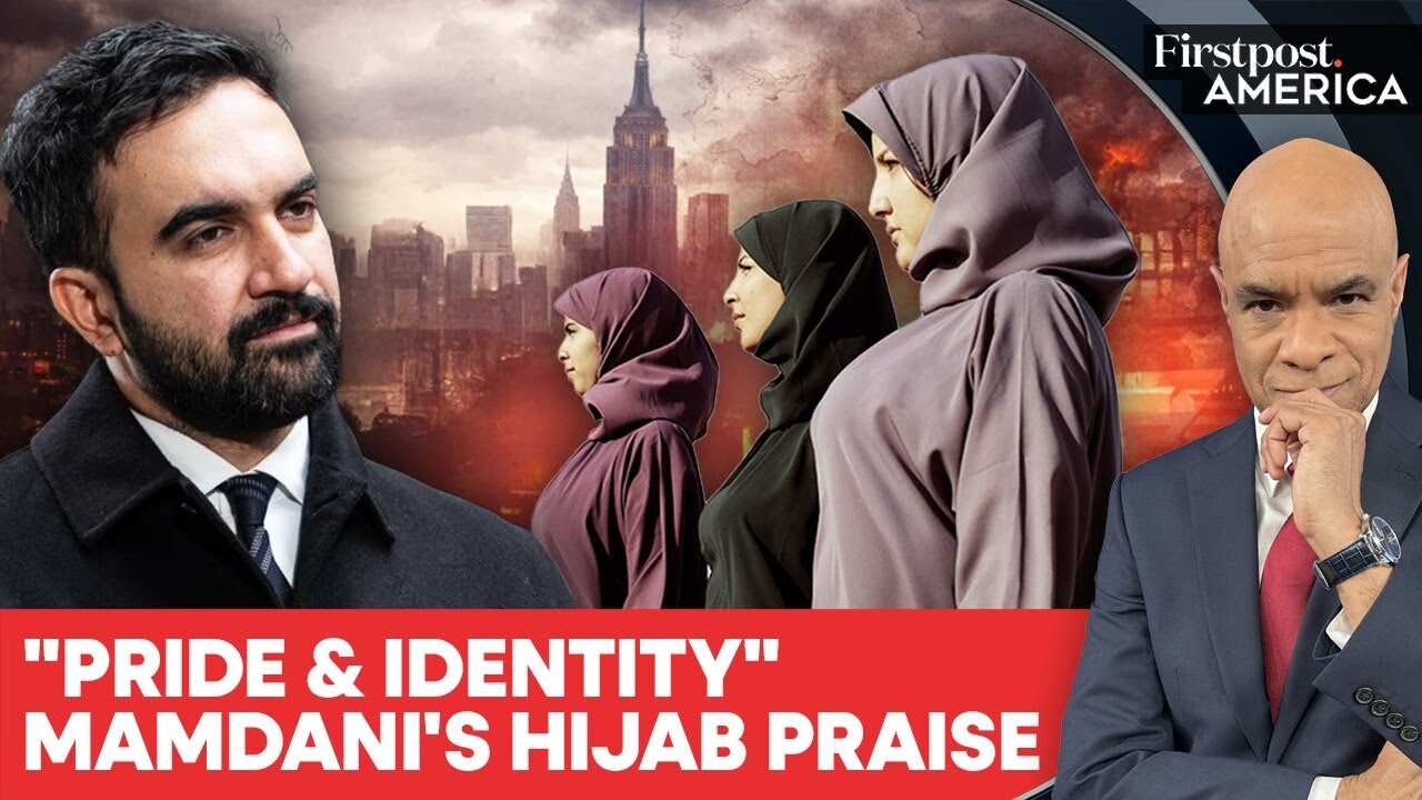 NYC Mayor Mamdani's Hijab Day Post Sparks Fierce Backlash Amid Iran Crisis | Firstpost America |N18G