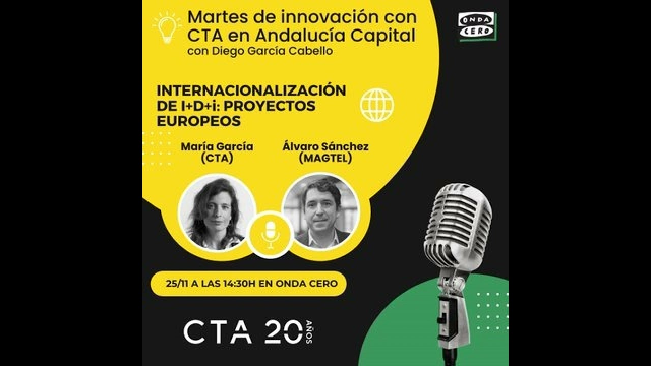 Entrevistas a María García, de CTA y Álvaro Sánchez, director I+D+i Magtel