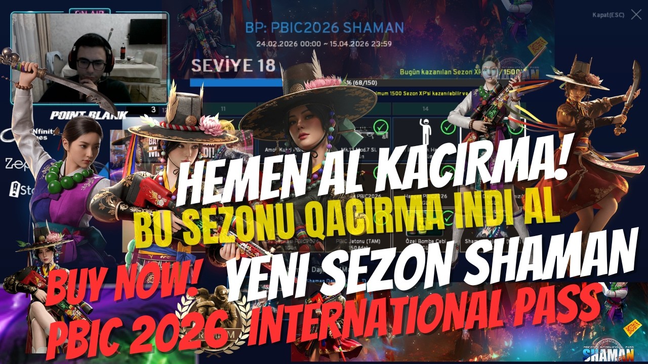 PBIC 2026 International Pass Shaman 🔥 Yeni Sezon Başladı! | Point Blank Detaylı Tanıtım