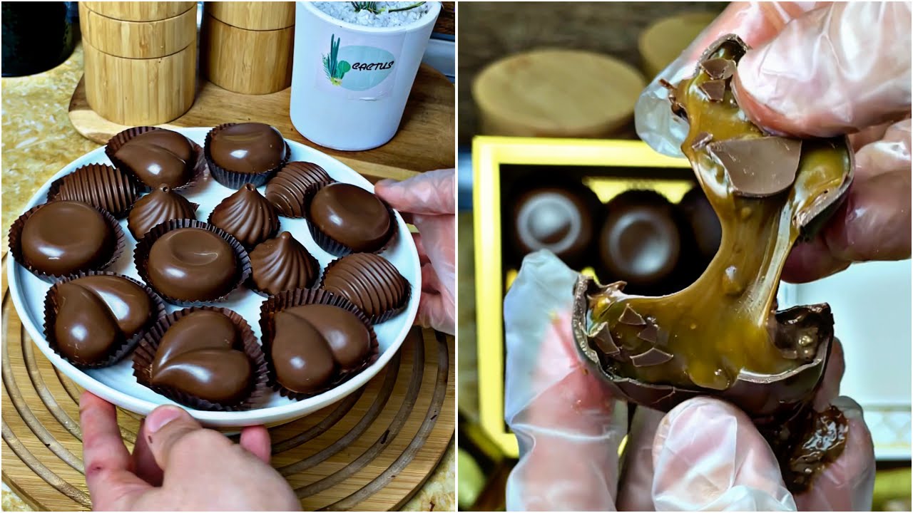 اسرار قوالب السيليكون و سر لمعان الشوكولاته و حشو  يقطر بالبنة 