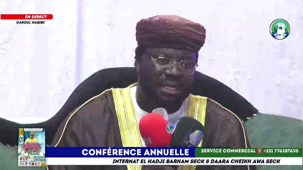 Kaddu Cheikh Bachir Nazir Niass conférence Daara Cheikh awa seck & internat El Barham seck