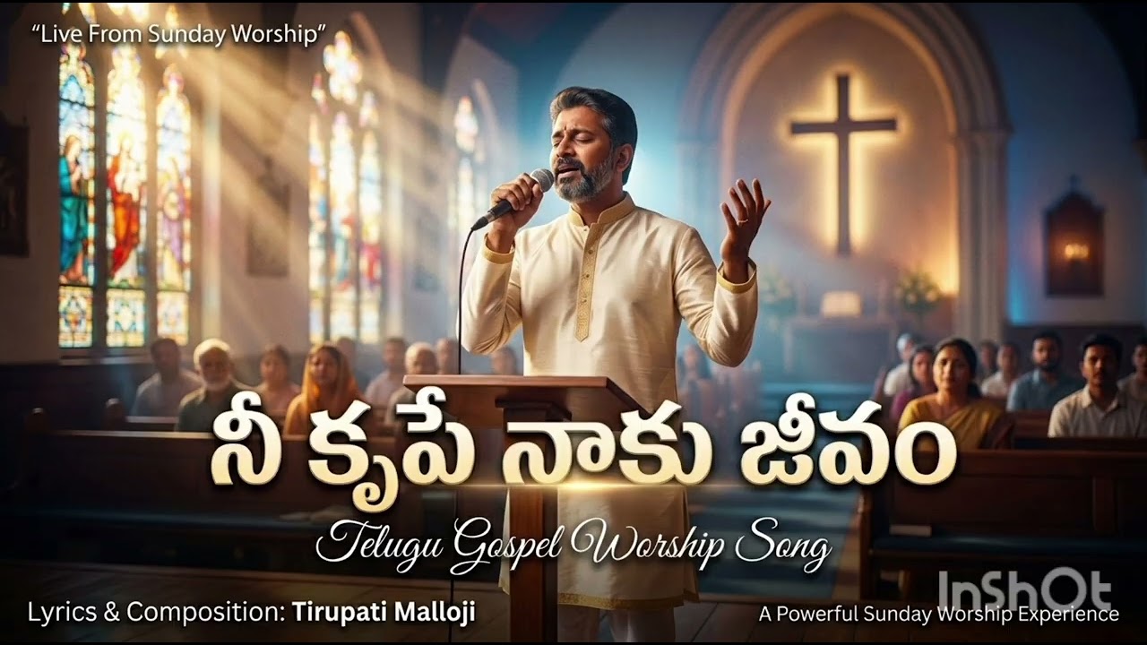 “నీ కృపే నాకు జీవం” #ChristianWorship#Hallelujah#TeluguPrayerSong#SundayWorship#JesusSongs 5 Mar 26