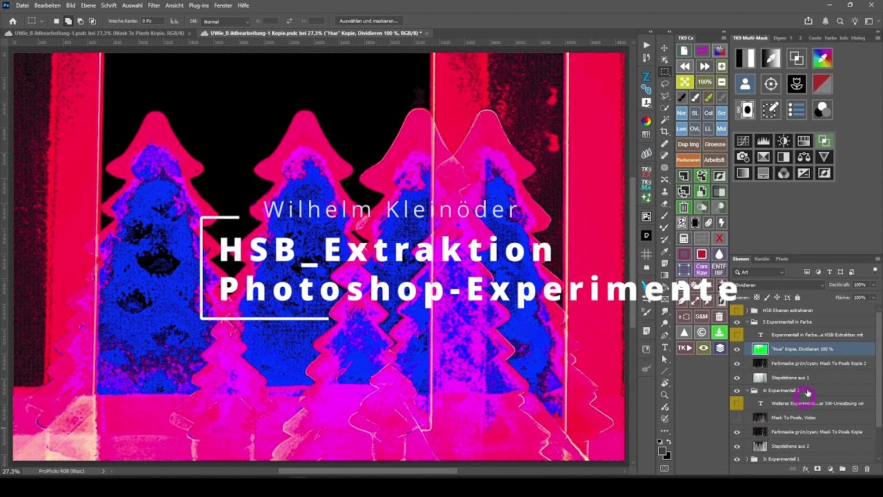 HSB Farbauszug Experimente