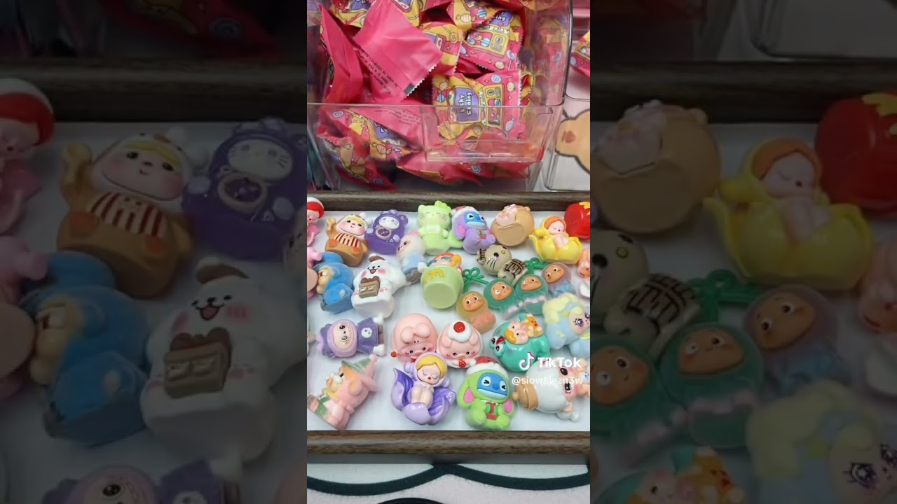 Packing acrylic beads and keychain order compilation #order #packing #cute #keychain #beads #acrylic