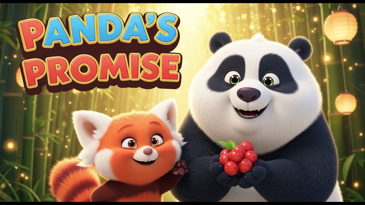 Panda’s Promise 🐼 | Moral Story for Kids |  Kids Story in English
