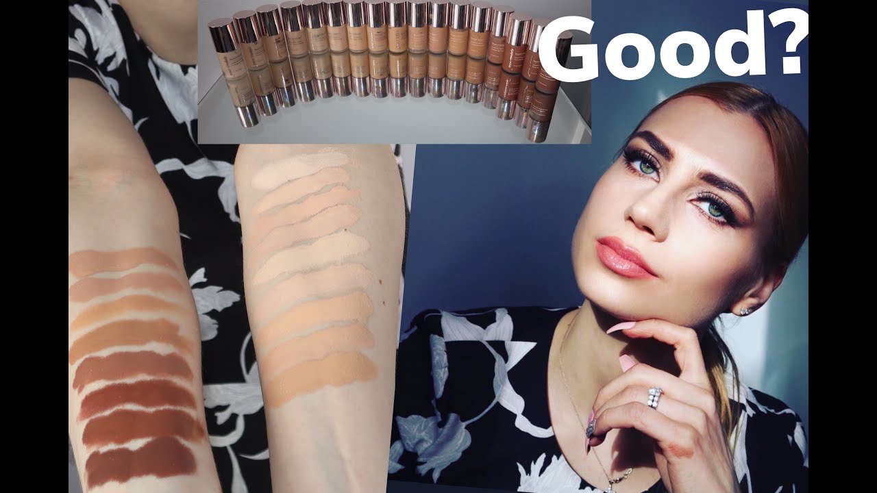 Jane Iredale Matte Fondation Swatches and Review